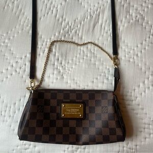 Louis Vuitton Damier Ebene Eva chain crossbody
